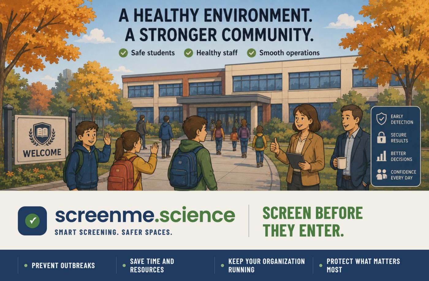 A welcoming school community: a healthy environment, a stronger community